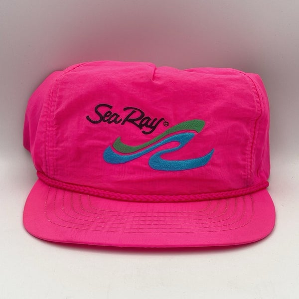 Vintage SEA RAY Marine Boat Store Snapback Hat Cap USA Made Rare