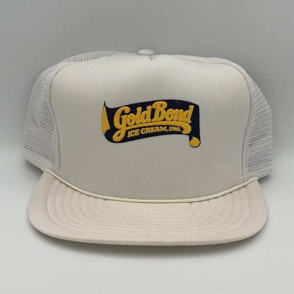 Vintage Gold Bond Ice Cream Hulk Hogan Snapback Hat Trucker Cap Rare