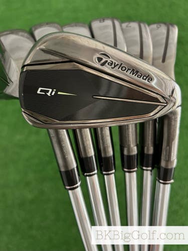 Taylormade Qi Gunmetal Edition Iron Set 5-A / NS Pro Modus Tour 105 Stiff