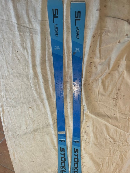 Unisex 2023 Stockli Laser SL FIS 155 cm Racing Skis Without Bindings (Used)