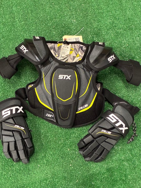 STX 200+ Lacrosse Shoulders and Gloves Set (Used)