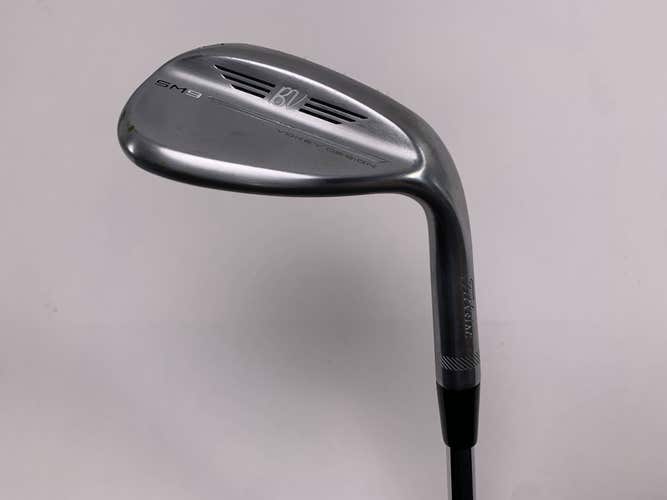 Titleist Vokey SM9 Tour Chrome Lob Wedge LW 60* 4 Bounce T-Grind Wedge Mens RH