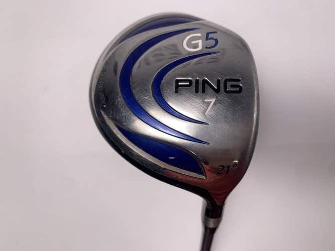 Ping G5 7 Fairway Wood 21* TFC100F Regular Graphite Mens RH