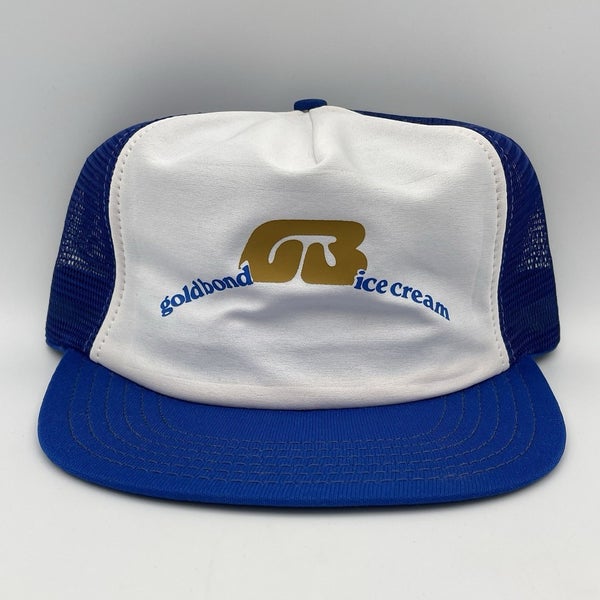 Vintage Gold Bond Ice Cream Hulk Hogan Snapback Hat Trucker Cap Rare USA Made