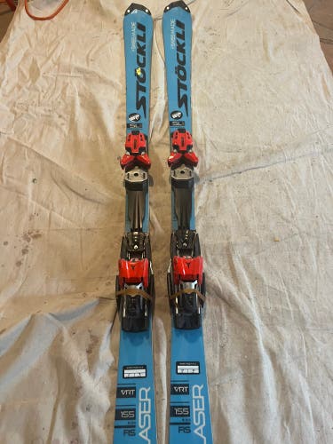 2021 Stockli Laser SL FIS 155 cm Skis Max Din 16 (Used)
