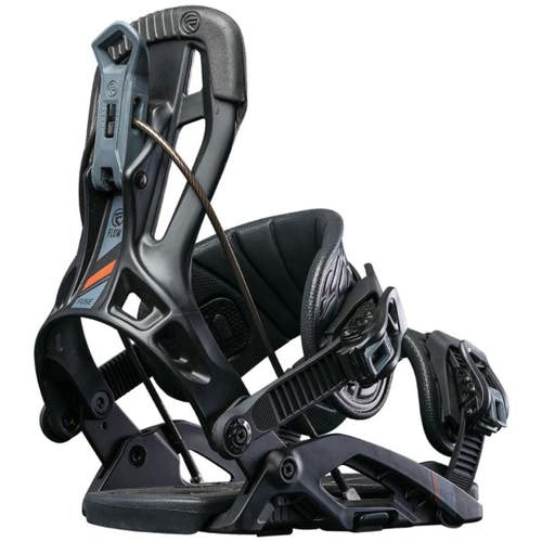Men's Medium Flow Fuse Snowboard Bindings Black (New) (SY2346)