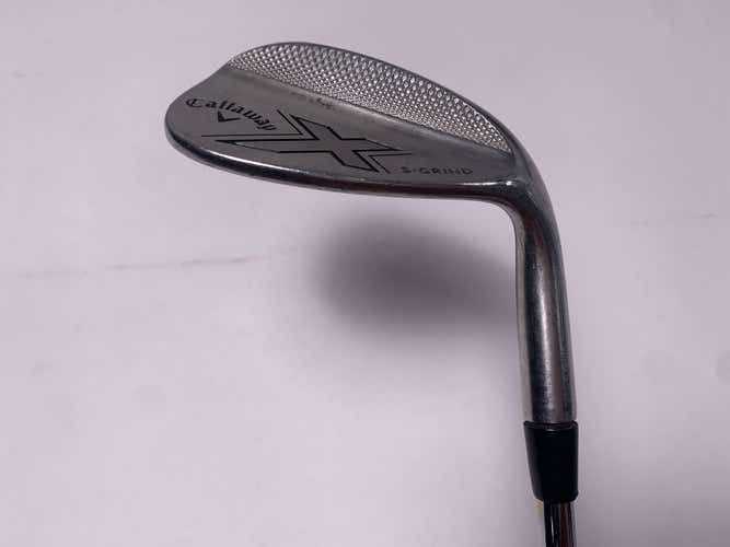 Callaway X Forged Chrome Sand Wedge SW 56* 10 Bounce S-Grind Wedge Steel Mens RH