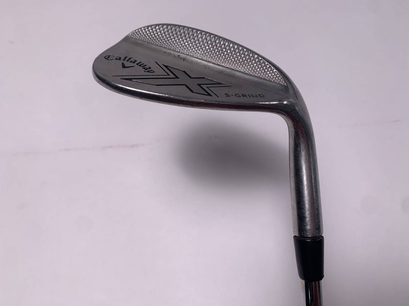 Callaway X Forged Chrome Sand Wedge SW 56* 10 Bounce S-Grind Wedge Steel Mens RH