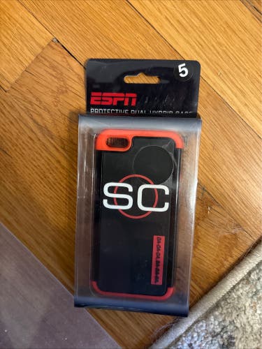 iPhone 5 ESPN SC Protective Dual Hybrid Case - NEW IN BOX