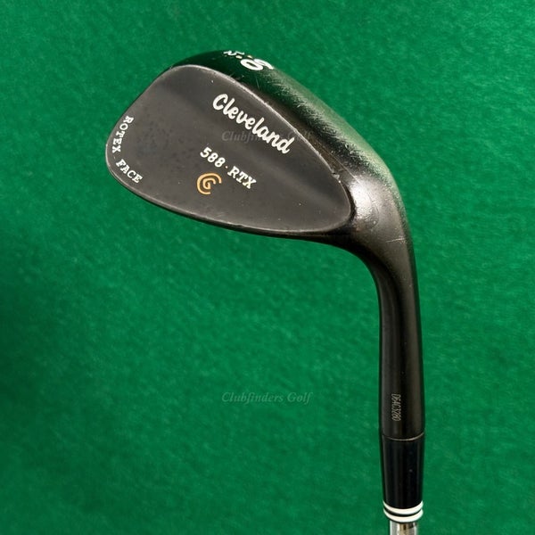 Cleveland 588 RTX Rotex Face Black 60-12 60 Lob Wedge Dynamic Gold Steel Wedge