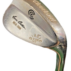 Cleveland Reg 588 Chrome Diadic Gap Wedge 53*10 Stiff Steel 35" RH New Mid Grip