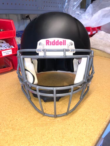 USED RIDDELL SPEED ADULT HELMET - LARGE - FLAT BLACK
