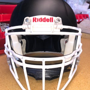 USED RIDDELL SPEED ADULT HELMET - LARGE - FLAT BLACK