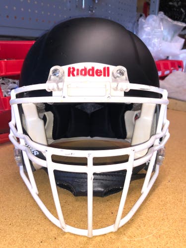 USED RIDDELL SPEED ADULT HELMET - LARGE - FLAT BLACK