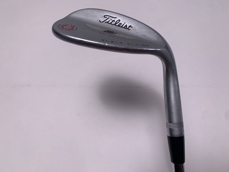 Titleist Vokey Spin Milled Chrome 2009 Lob Wedge LW 60* 7 Wedge Mens RH +1"