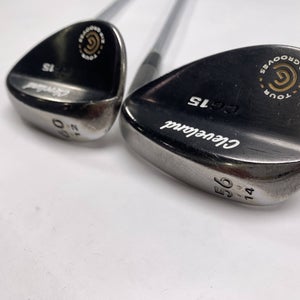 Cleveland CG15 Oil Can Wedge Set 56* 14 | 60* 12 Traction Wedge Steel Mens RH