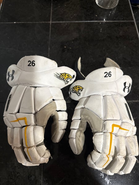 Towson University Tigers Under Armour Command Pro Lacrosse Gloves 13" (Used)