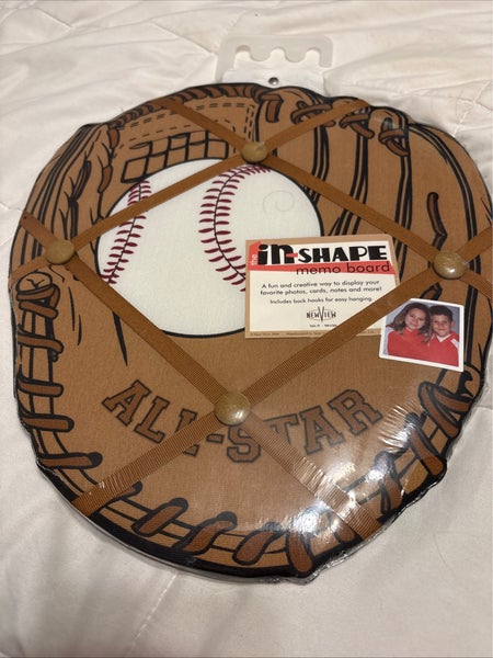 New View Baseball Glove In-Shape Memo Board for Photograph Holding - NEW IN SEAL