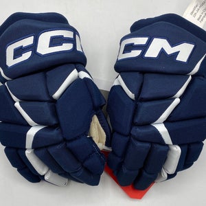 NEW CCM Jetspeed 680 Gloves, Navy/White, 12”
