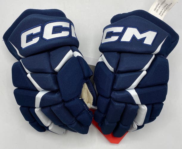 NEW CCM Jetspeed 680 Gloves, Navy/White, 12”
