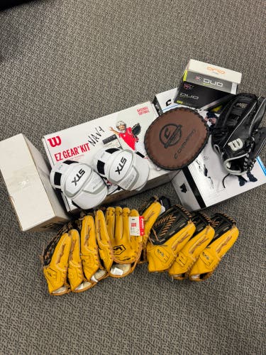 Big bundle including Wilson Catcher's Set (New)
