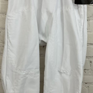 Youths Extra Small Russell Athletic Football Pants Waist Silicone Grips White