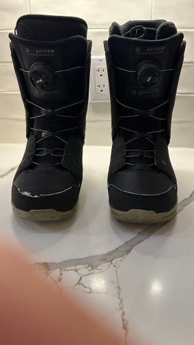 Men's Size M 9.5 (W 10.5) Ride Anthem Snowboard Boots Medium Flex All Mountain (Used)