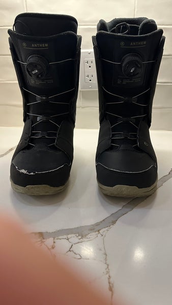 Men's Size M 9.5 (W 10.5) Ride Anthem Snowboard Boots Medium Flex All Mountain (Used)