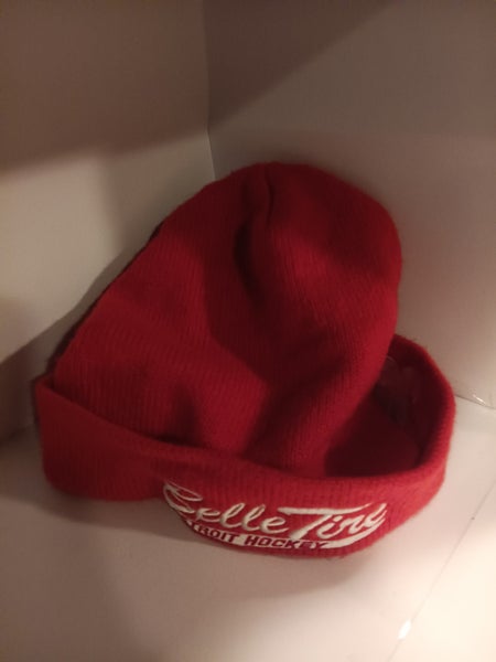 Bell Tire Detroit hockey club red and white #28 stocking hat one size fits all
