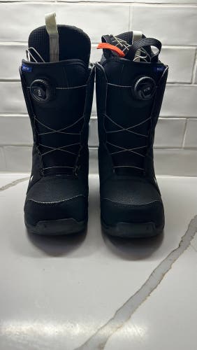 Men's Size M 8.5 (W 9.5) Burton Moto Snowboard Boots Medium Flex All Mountain (Used)
