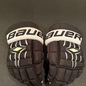 Pittsburgh Penguins Chris Kunitz Bauer Nexus 1000 Gloves 14" +1 Pro Stock (Used)