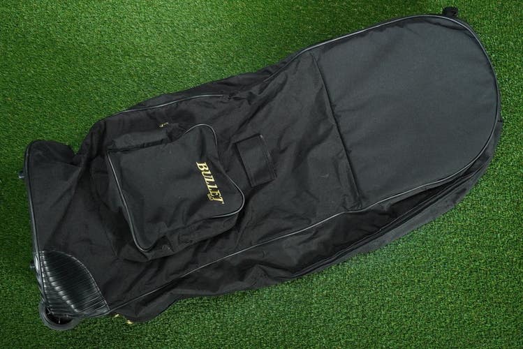 BULLET GOLF HIGH ROLLER ROLLING GOLF TRAVEL BAG, BLACK ~ LOOK!