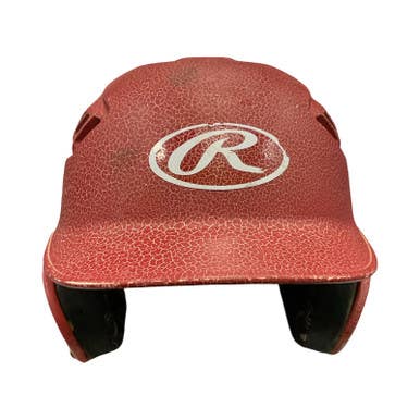 Used Rawlings RAWLINGS Batting Helmet No Mask Red MD 11859-S000026294