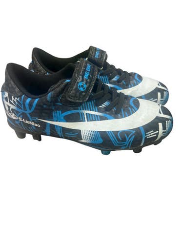 Used Diadora Soccer Cleats Black And Royal Blue Junior 03.5 11862-S000089367