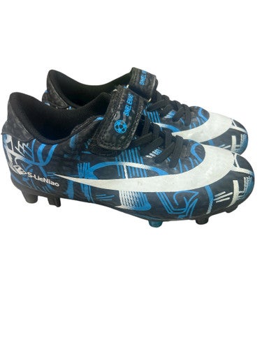 Used Diadora Soccer Cleats Black And Royal Blue Junior 03.5 11862-S000089367