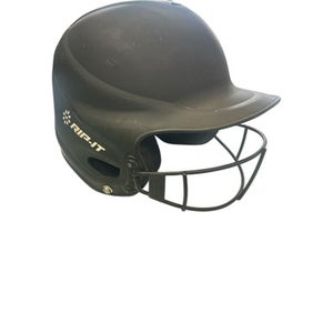 Used RIP-IT STANDARD Batting Helmet w/Mask Black S/M 11862-S000089383