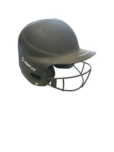 Used RIP-IT STANDARD Batting Helmet w/Mask Black S/M 11862-S000089383