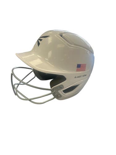 Used Easton EASTON Batting Helmet w/Mask White MD 11862-S000089417