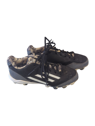 Used Adidas BASEBALL BB/SB Cleats Black Junior 04.5 11862-S000090493