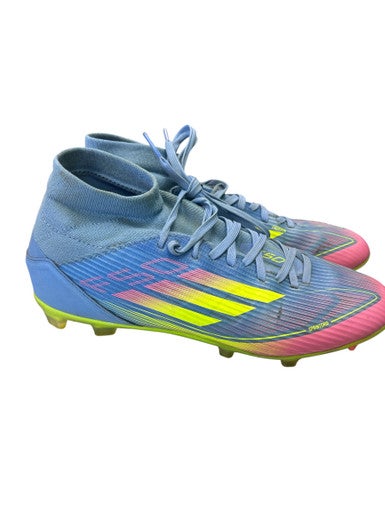 Used Adidas Soccer Cleats Sky Blue Senior 8 11862-S000090508