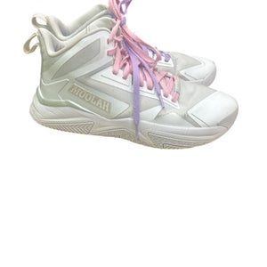 Used MOOLAH  MTD/TRIPLE DOUBLE WHI Basketball Shoes W White Senior 9 11862-S000091005