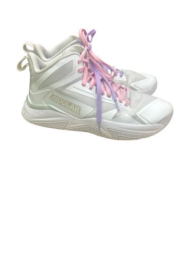 Used MOOLAH  MTD/TRIPLE DOUBLE WHI Basketball Shoes W White Senior 9 11862-S000091005