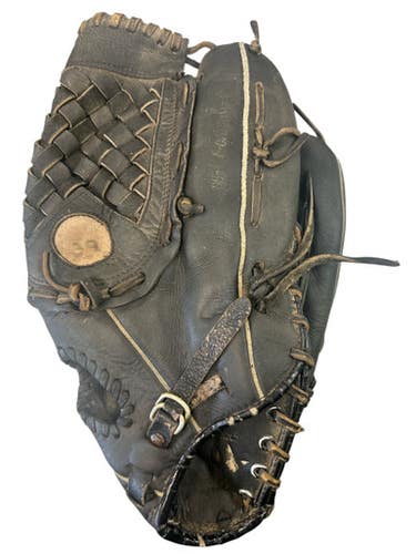 Used Rawlings BLACK GLOVE BB/SB Glove RH Throw Black 14" 11862-S000091061