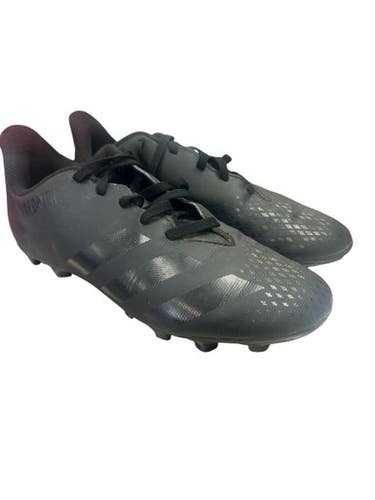 Used Adidas EF1932 PREDATOR Soccer Cleats Black Junior 04.5 11862-S000091062