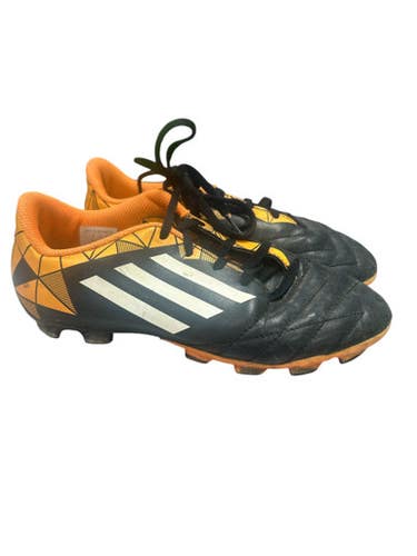 Used Adidas Soccer Cleats Black And Orange Junior 03 11862-S000090032