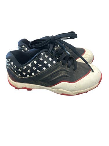 Used ATHLETIC WORKS BB/SB Cleats White/Red/Navy Youth 12.0 11862-S000090333