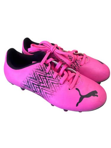 Used Puma Soccer Cleats Neon Pink Youth 13.0 11862-S000090375