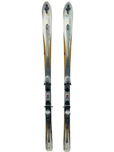Used K2 ESCAPE 5500 Mens DH Ski/Binding White 168 cm 11835-S000199094