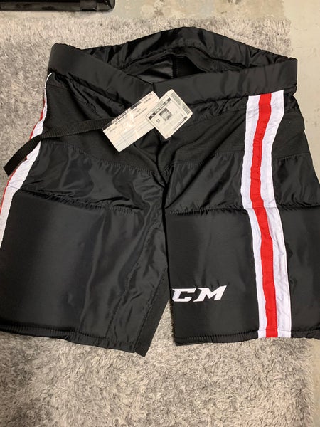 CCM HP7000 Pro Stock Hockey Lowers Large - Hossa Blackhawks