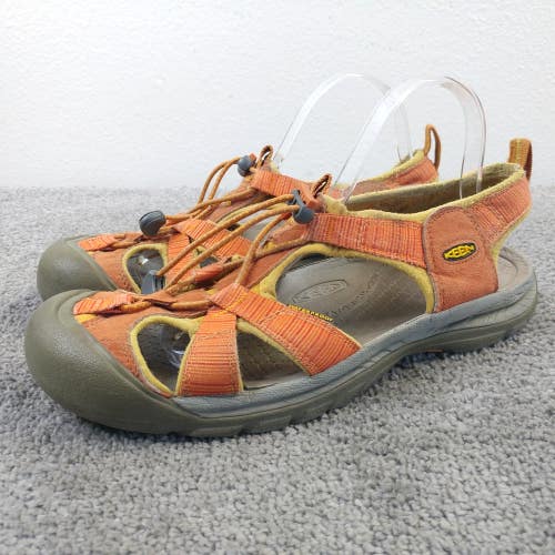 Keen Venice H2 Sandals Womens Size 11 Shoes Orange Strappy Hiking Waterproof